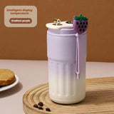450ML Stainless Steel Thermo Water Bottle LED Temperature Display Coffee Cup