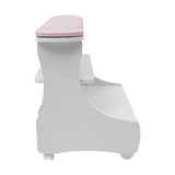 Pedicure Stool Foot Foot Bath Stool with 4 Wheels Foot Rest Pedicure Manicure Funiture