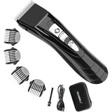 Cordless Hair Clippers for Men Women Kids - Adjustable Blade Beard Trimmer, Professional Home Hair Cutting Kit
