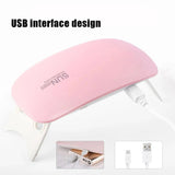 Nail Dryer Machine Portable 6 LED UV Manicure Lamp Home MD DC PRINT