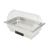 Electric Heating 9L Chafing Dish Buffet Chafer| Touch Control Stainless Steel Catering Warmer Server
