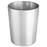 Round Metal Small Recycle Trash Can Wastebasket, Garbage Container Bin for Bathrooms