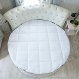 Luxury Round Breathable Microfiber Mattress,  Foldable Washable Mattress