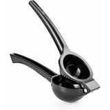 Manual Citrus Press Juicer for Lemons, Limes, Tangerines with Squeezer Handheld Black