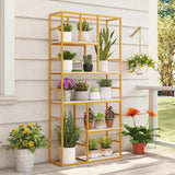71” 5 Tier Tall Bookshelf w/ Open Storage Shelves, Metal Frame for Bedroom Office