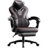 Fabric Gaming Chair with Footrest,Big and Tall Game Chair for Heavy People, Gamer Chair