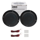 Herdio 4 Inch 160W Home In-Wall Ceiling Waterproof Speaker Surround Sound Speaker for Kitchen Bathroom