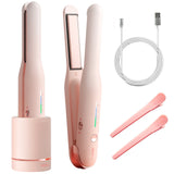 Cordless Hair Straightener, for Fine Soft Hair/Short Hair, Portable Ceramic Hair Straightener