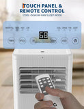 8,000 BTUs AC for Room Up to 350 Sq.Ft, 3-IN-1 AC with Fan & Dehumidifier