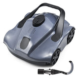 Cordless Automatic Robotic Pool Cleaner for In Ground Flat Pools