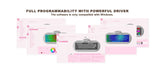 YUNZII C68 Wireless Gaming Keyboard, Hi-Fi Cute Cat Custom RGB Mechanical Keyboard, Silicone 65% Hot Swap Ergonomic Kitty Keeb