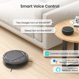 2200Pa Suction Robot Vacuum, 120 Min Runtime, WiFi / App/Alexa
