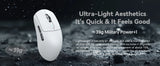 Attack Shark R6 Lightweight Wireless Gaming Mouse, PAW 3950Max Sensor Computer Mouse with Nordic 52480, 8KHz Polling