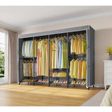 V40C Plus Heavy Duty Clothes Rack with Oxford Fabric Cover, Extra Large