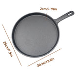 20cm Cast Iron Skillet Thickened Frying Pan Round Omelette Pan