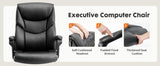 JHK Ergonomic PU Leather Padded Armrest Living Room Rocking Gaming Chair