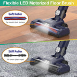 N7P Foldable Cordless Stick Vacuum Cleaner, 20Kpa for Household Cleaning
