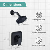 Shower Faucet Trim Kit, Replacement for Moen Posi-Temp Shower Trim Kit, Including 7-Mode High Pressure