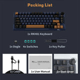 RK Royal Kludge H81 Gasket Structure Mechanical Keyboard 81 Key