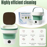 Mini Portable Foldable Washer - 16L Portable Washing Machine Spin dryer Small Folding Washing Machine