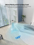 Electric Tower Fan with Remote, Quiet Cooling, Oscillating, 7.5H Timer