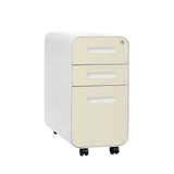 Furniture Stockpile Slim 3-Drawer Mobile File Cabinet with Lock - Under Desk