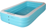 Inflatable swimming Pool for Kids and Adults,120" X 72" X 22" for Outdoor