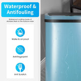 13 Gallon Tall Kitchen Garbage Can Touch-Free Motion Sensor High-Capacity Kitchen Trash Can