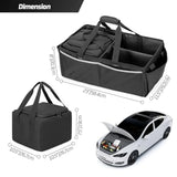 Front Trunk Organizer with Cooler Bag Compatible with Tesla Model 3 Model Y Frunk Storage Bag Collapsible with MultiCompartment