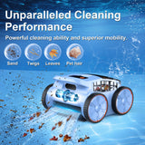 180 Mins Run time, Robotic Pool Cleaner for Inground Pools up to 2000 Sq.ft