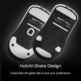 Wireless Gaming Mouse - 4000Hz Polling, 4K DPI, White, Optical Sensor with High-Speed Switches