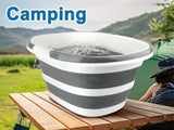 Collapsible Mop Bucket with Handle for Cleaning 16L(4.2 Gallon) Silicone Square Mopping Bucket
