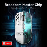 ATTACK SHARK X6 Lightweight Wireless Gaming Mouse with RGB Backlight