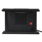 350W Mini Electric Fireplace Adjust 15-32°C Heater with 3D Realistic Flame