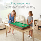 40in Tabletop Billiard Table, Pool Arcade Game Table for Living
