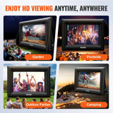 24FT Outdoor Inflatable Projector Screen 360W Blower for Front/Rear Projection