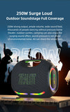 ZEALOT-ZE21 250W Big Power Wireless TWS Subwoofer Bluetooth Speaker