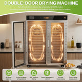 50 Tray Double Door High Capacity Dehydrator 110V US Plug with Temperature Control