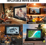 Inflatable Projector Screen 16FT Outdoor Movie Screen with Air Blower