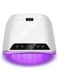 320W Big Space UV LED Nail Lamp For Manicure Drying Gel Nail Polish 72 LED Nail Dryer With Two LCD Screens