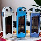 1pc, square water bottle, 12oz （350ml）， leak proof water cup
