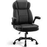 Ergonomic Office Chair with High Back Headrest,PU Leather Executive Desk Chair