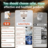 5.0 New Upgraded Portable Washing Machine 16L Mini Foldable Washer with SGS Certified German High-Efficiency