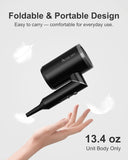 Hair Dryer 1800W with Diffuser for Curly Hair, Plasma Ionic for Frizz Control, Foldable