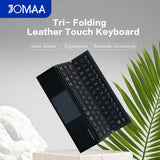 JOMAA Harmonica Tri-fold Keyboard with Touchpad Bluetooth Wireless Keyboard
