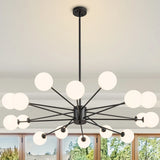 8/12/16 Light Sputnik Chandelier Mid Century Modern Chandelier Height Adjustable