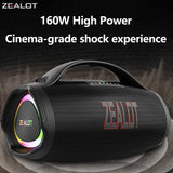 ZEALOT-S98 160W Portable Bluetooth Speaker - High Volume, Waterprooft