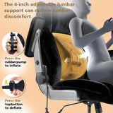 600LB Big Tall Executive Office Chair 5D Flip Arms Pocket Spring Lumbar Support High Back Cloth Desk Rubber Wheels