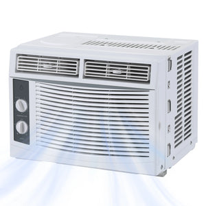5,000 BTU Window Air Conditioner,Cools Up to 150 Sq.Ft.,Quiet Operatio ...