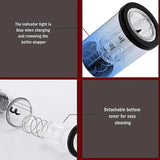 Electric Wine Opener, Automatic Electric Wine Bottle Corkscrew Opener with Foil Cutter, Rechargeable